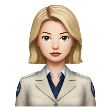 Emily VanCamp is sharon carter in captain america civil war, wear office dress sticker