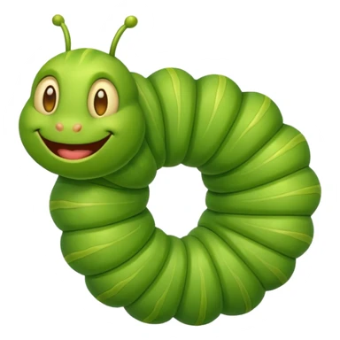 Crear un emoji similar a la oruga rusa sticker