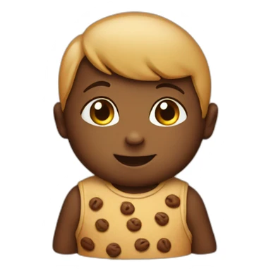 Baby cookie sticker