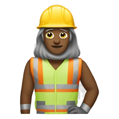 safety construction sticker