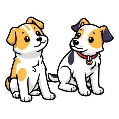 Dogs  sticker