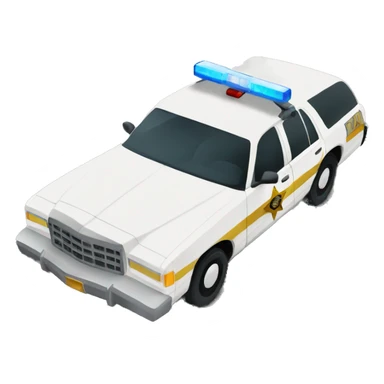sheriff car sticker