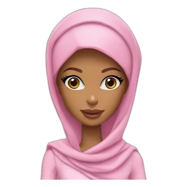 Barbie musulmane sticker