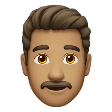 People-monobrow sticker