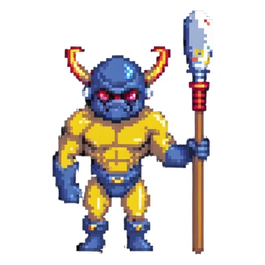 Cyclops with club sticker