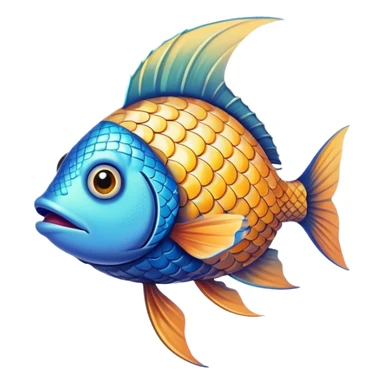 Fish wearing a crop top  sticker