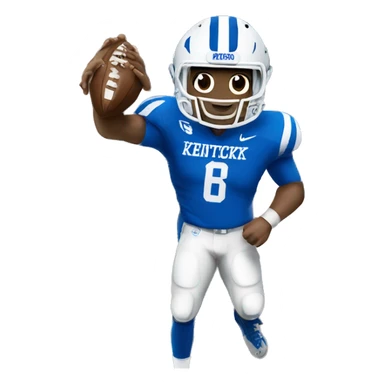 university of Kentucky football player sticker