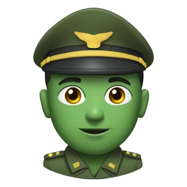 Saludo militar sticker