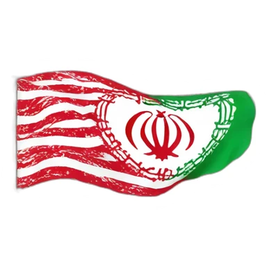 Real flag iran sticker