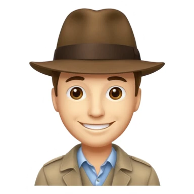 Fedora Hat Man sticker