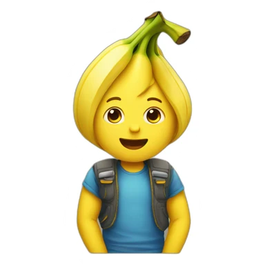 Banana boy sticker