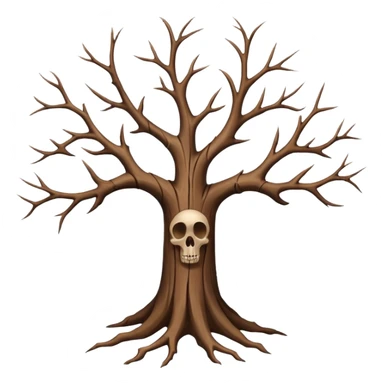 leafless tree sticker