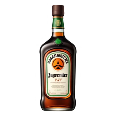 Jagermeister fat bottle sticker
