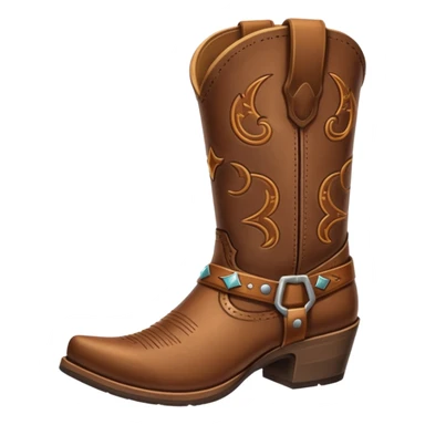 Cowboy boot’s emoji  sticker