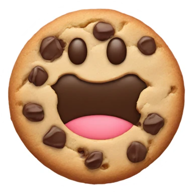 1 Cookie avec sourit sticker