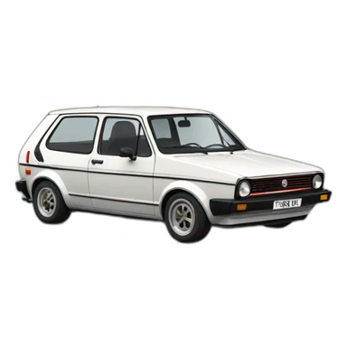golf mk1 wv sticker