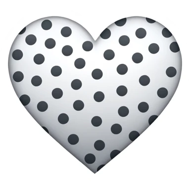 Realistic snow-Leopard-spots-markings-patterned heart sticker