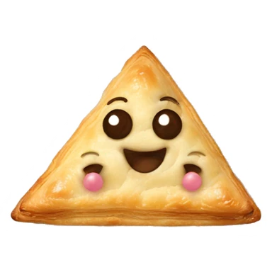 triangle puff pastry sticker