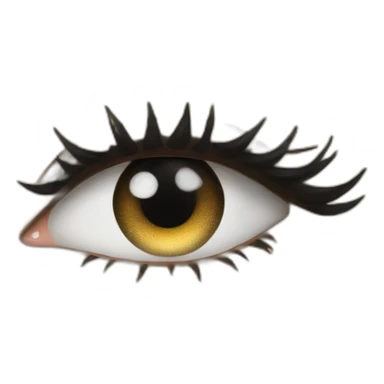 White snake female eye liner sticker