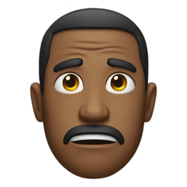 Discontent emoji sticker