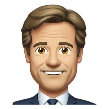 Mark rutte sticker