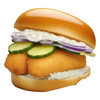 Church's Fish Sandwich takes a wild-caught, panko-crusted, fried Pacific pollock fish filet and serves it on a toasted, honey-buttered brioche bun with tartar sauce and pickles. sticker