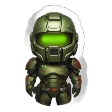 doom slayer sticker