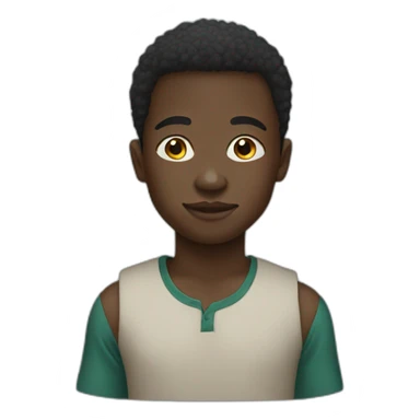Nigerian boy sticker