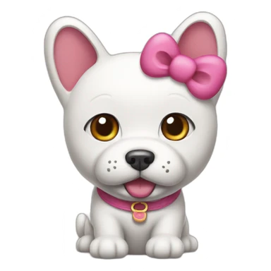 Hello kitty dog sticker