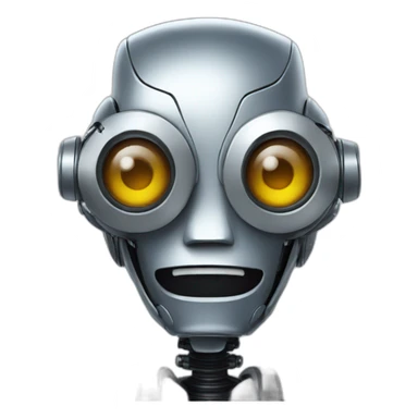 zany robot sticker