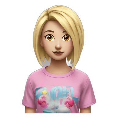 e-girl-realistic-octane-render sticker