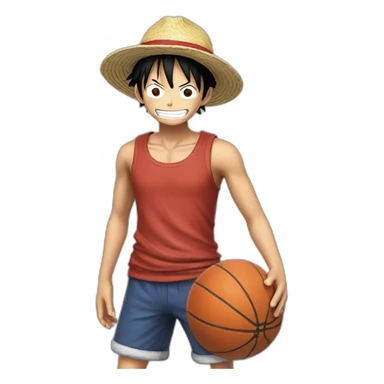 luffy avec nike sticker