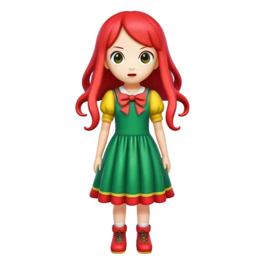 Squid Game giant doll from Red Light Green Light game sticker