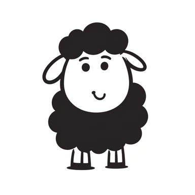 Sheep sticker