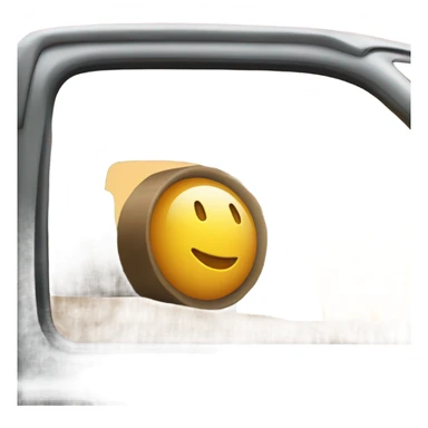 Sunrise through truck windshield  sticker