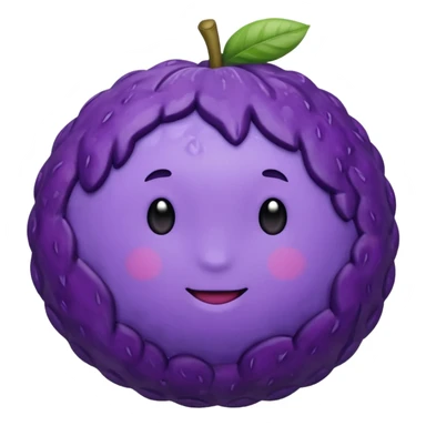 ube fruit sticker