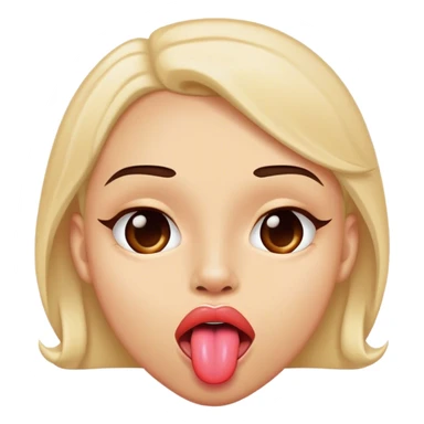 sexy tongue  sticker