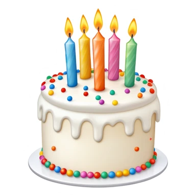 Birthday Cake with candles. 
Written on cake Happy Birthday Mary  sticker