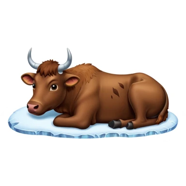 FROZEN CATTLE sticker