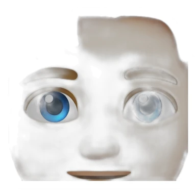 Leonardo DiCaprio with blue eyes sticker