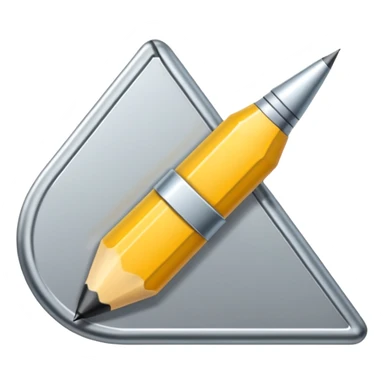 Un compás de dibujo lineal sticker