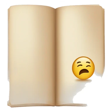 a book with the emotion of embarrassment  sticker