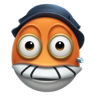 nemo with a monocle  sticker