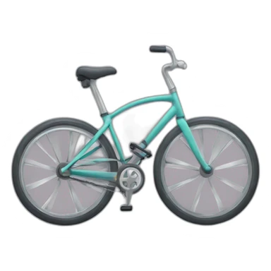 Pila con ruedas bicicleta sticker