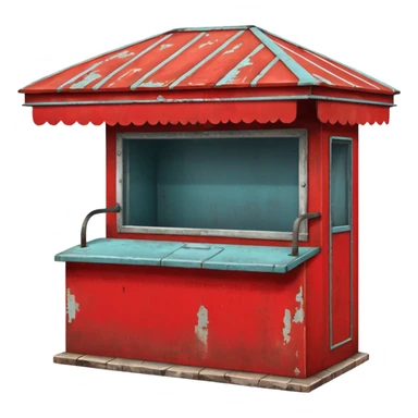 Russian kiosk sticker