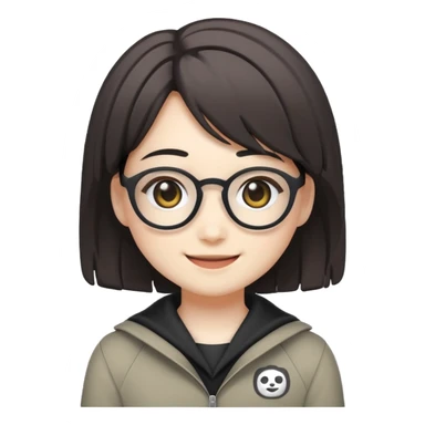 small cute dokkaebi smiling, Slack emoji style sticker