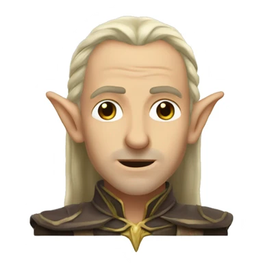 elrond elf dead sticker