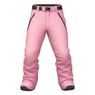 ski pants soft pink sticker