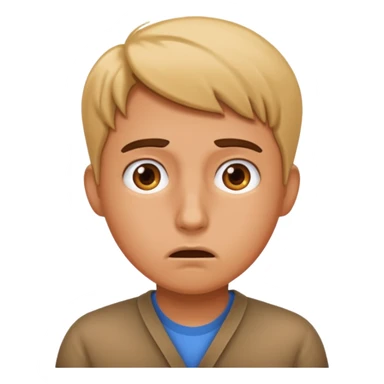 Person hesitating sticker