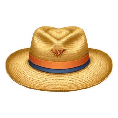 Chapeau de paille sticker
